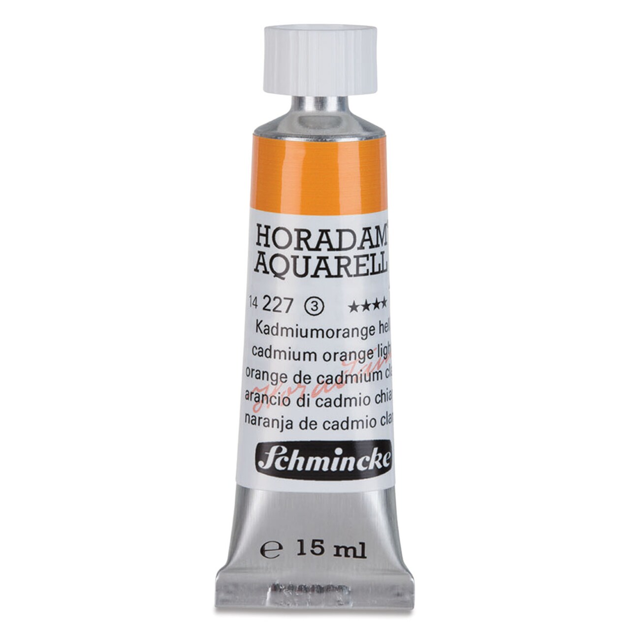 Schmincke Horadam Aquarell Artist Watercolor - Cadmium Orange Light, 15 ml tube